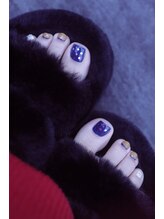 アイアンドネイルバイエスクローゼット(eye&nail by S CLOSET)/aoi担当 フットアートネイル