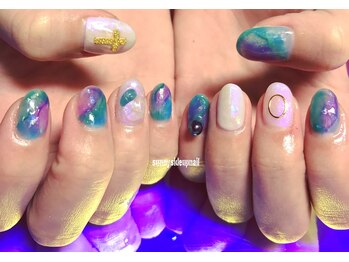 サニーサイドアップ ネイル(Sunny SideUp nail)/aurora summer art.