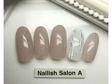 ネイリッシュサロン エー(Nailish Salon A)/大人シンプルネイル