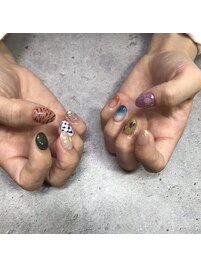個性派ネイル
