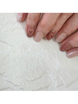 ネイルサロン クール(Nailsalon Coeur)/ハートマグネットネイル