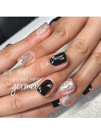 ブラックシルバーのニュアンス！