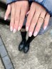シンプルデザインネイル　