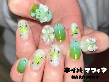 ネイルマフィア 原宿(NAIL MAFIA)/推し/3Dキャラ/オーダー3D