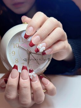 ラムネイル 恵比寿店(RAMU nail)/チップ長さ出しフレンチネイル