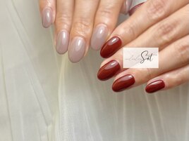 ワンカラーネイル　一色塗り