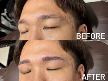 エムズアイブロウ 大阪京橋店(M’sアイブロウ)/メンズハリウッドブロウリフト