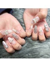 ～silver ribbon nail～