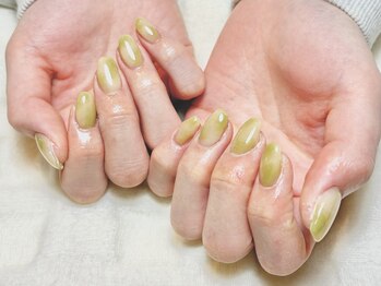 ツインネイル 名古屋駅店(twin.nail)/カフェラテネイル