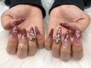 【スカルプ】ラメグラデーション