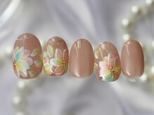 ネイルマムジジ(nailmum jiji)/フラワー ジェルネイル 大人
