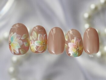 ネイルマムジジ(nailmum jiji)/フラワー ジェルネイル 大人