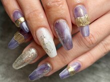 リエル(Riel)/ジェルチップで時短に長さ出し♪