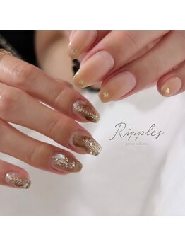 秋ニュアンス・アシメネイル