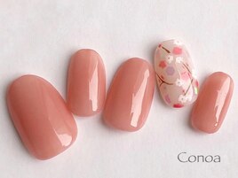 ピンク桜ネイル