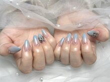 エマネイル 奈良橿原店(EmaNail)/グラデーション＋追加パーツ