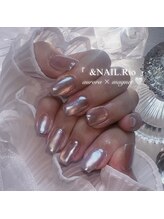 アンド ネイル リオ 川崎店(&NAIL. Rio)/濡れ艶オーロラマグ