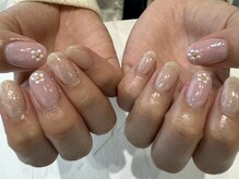 ソワン 恵比寿(Soin)/シンプルフラワーネイル