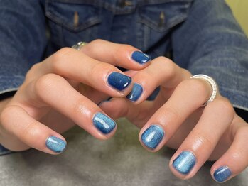 オムネイル 渋谷(HOMME NAIL)/マグネットネイル ¥6.600