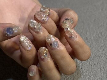 サトリネイルルーム(Satoril..nail room)/ぽこビーズ/お持ち込みdesign