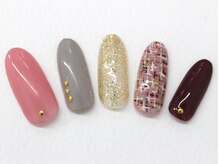 ネイルサロンセレーネ(Selene)/ツイードネイル