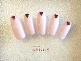 ハートネイル　クリスマス冬