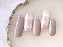 ネイルサロンフォーユー(for u)/チェックネイル￥6980