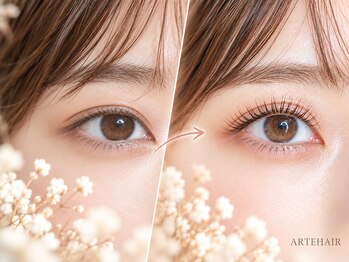 アルテヘア 新小岩(Arte hair)の写真/悩み解決に導く技術力で、一人ひとりの理想の目元を実現する隠れ家サロン☆