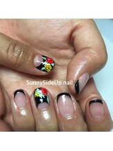 サニーサイドアップ ネイル(Sunny SideUp nail)/autumn flower art