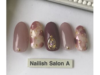 ネイリッシュサロン エー(Nailish Salon A)/タイダイマーブル