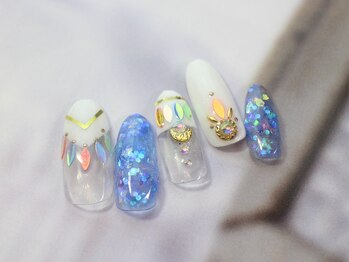 ネイルサロン ティディ(TIDY)/オーロラネイル