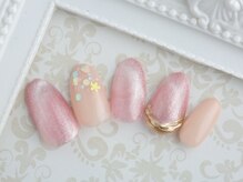 ピーチ(Peach)/マグネットネイル