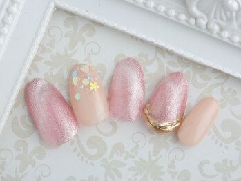 ピーチ(Peach)/マグネットネイル