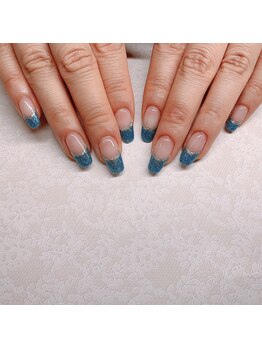 ウネルマ(UNELMA)/フレンチ★青ラメ