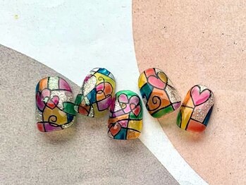 ゆびノさき/ステンドガラス