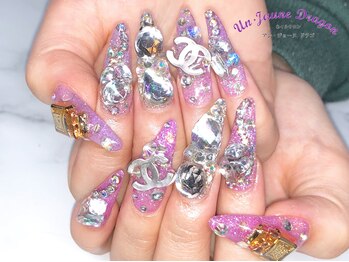 アン ジョーヌドラゴ/【ロングネイル】ゴテゴテネイル