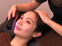 快眠空間の雰囲気（ドライヘッドスパと電気バリブラシの最強コンビ、オススメです！）