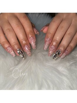 クリア なんば店(Clear)/フラッシュネイル×埋めつくし