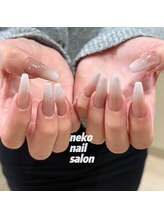 ネコ(Neko)/カラグラ　シンプル　長さだし