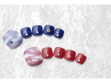 ネイルサロン ブリオン(Nail Salon Bullion)/マット×マーブルネイル