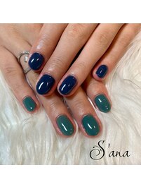 アシメワンカラー¥690