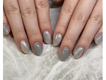 パーミル アイ アンド ネイル クマモト(permille ‰ eye&nail Kumamoto)/水彩ニュアンスネイル