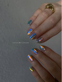 ショートネイルデザインが豊富