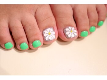 ネイル シャンブル(nail CHAMBRE)/フラワーネイル￥6800