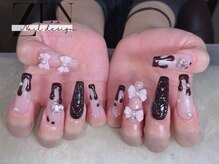 ゼン ネイル デザイン 池袋(ZEN NAIL DESIGN)/* 長 さだしやり放題×つけ放題
