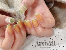 アルスネイル(Ars nail)/韓国フラワーフレンチネイル