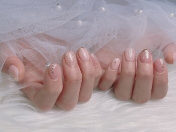 ラッキーネイル(lucky nail)/持ち込みニュアンスネイル