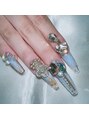 ネイルサロン ハナアオヤマ 梅田店(Nail Salon Hana Aoyama)&nbsp;ゴテゴテデザインお任せください♪♪