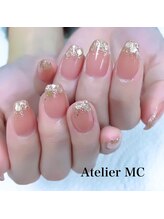 アトリエ エムシー 新富町(Atelier MC)/ワンカラーラメがけ