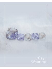 フットネイル：No.34